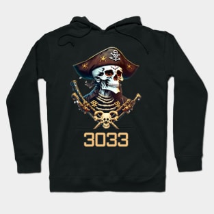 3033 - Where Skulls and Pirates Collide Hoodie